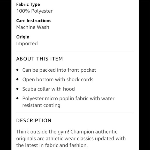 NEW!  Champion stadium jacket - Picture 13 of 13